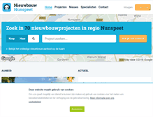 Tablet Screenshot of nieuwbouw-nunspeet.nl